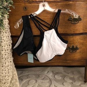 Black and White Cupshe Swimsuit